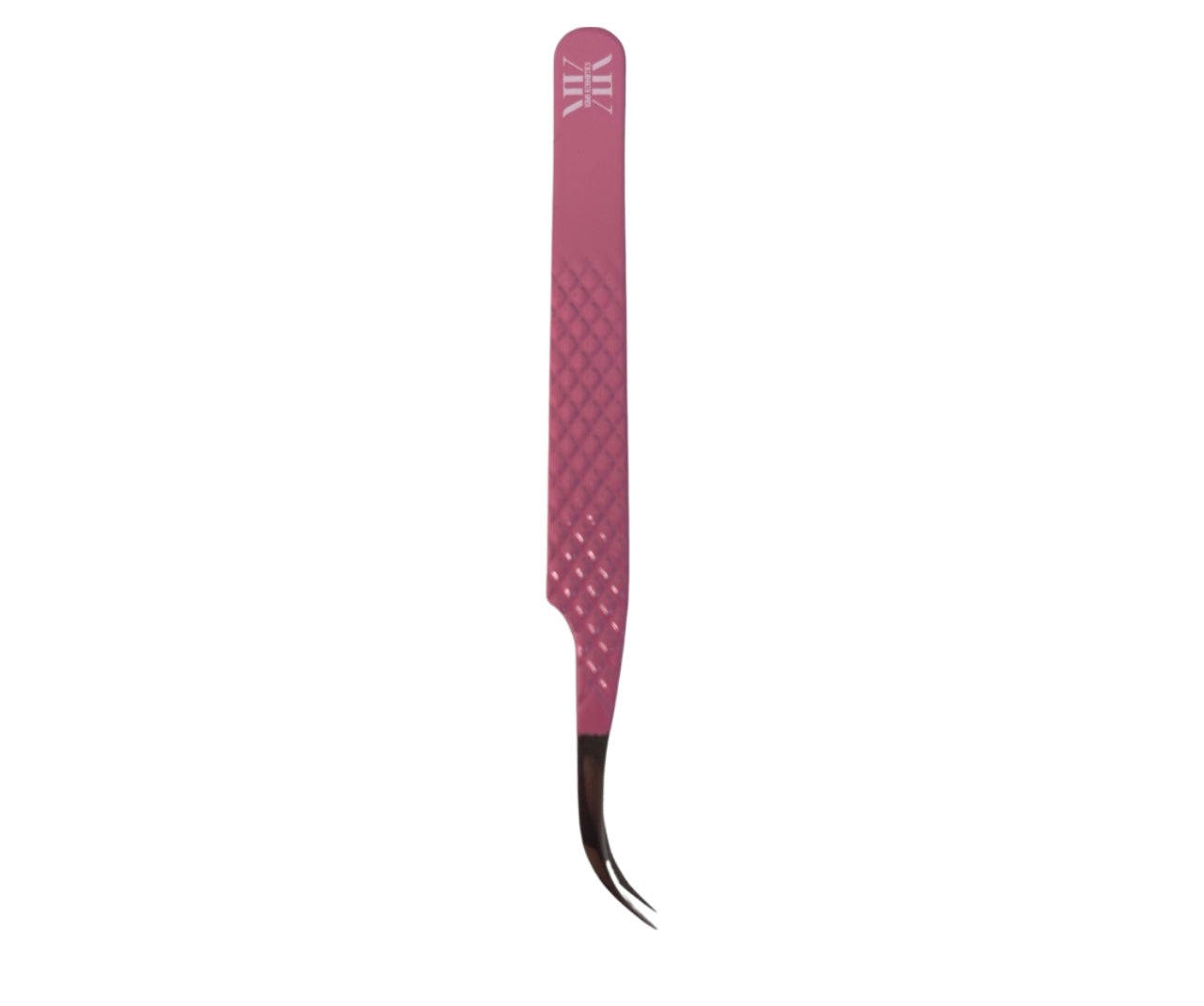 Curved tweezers (dark pink)